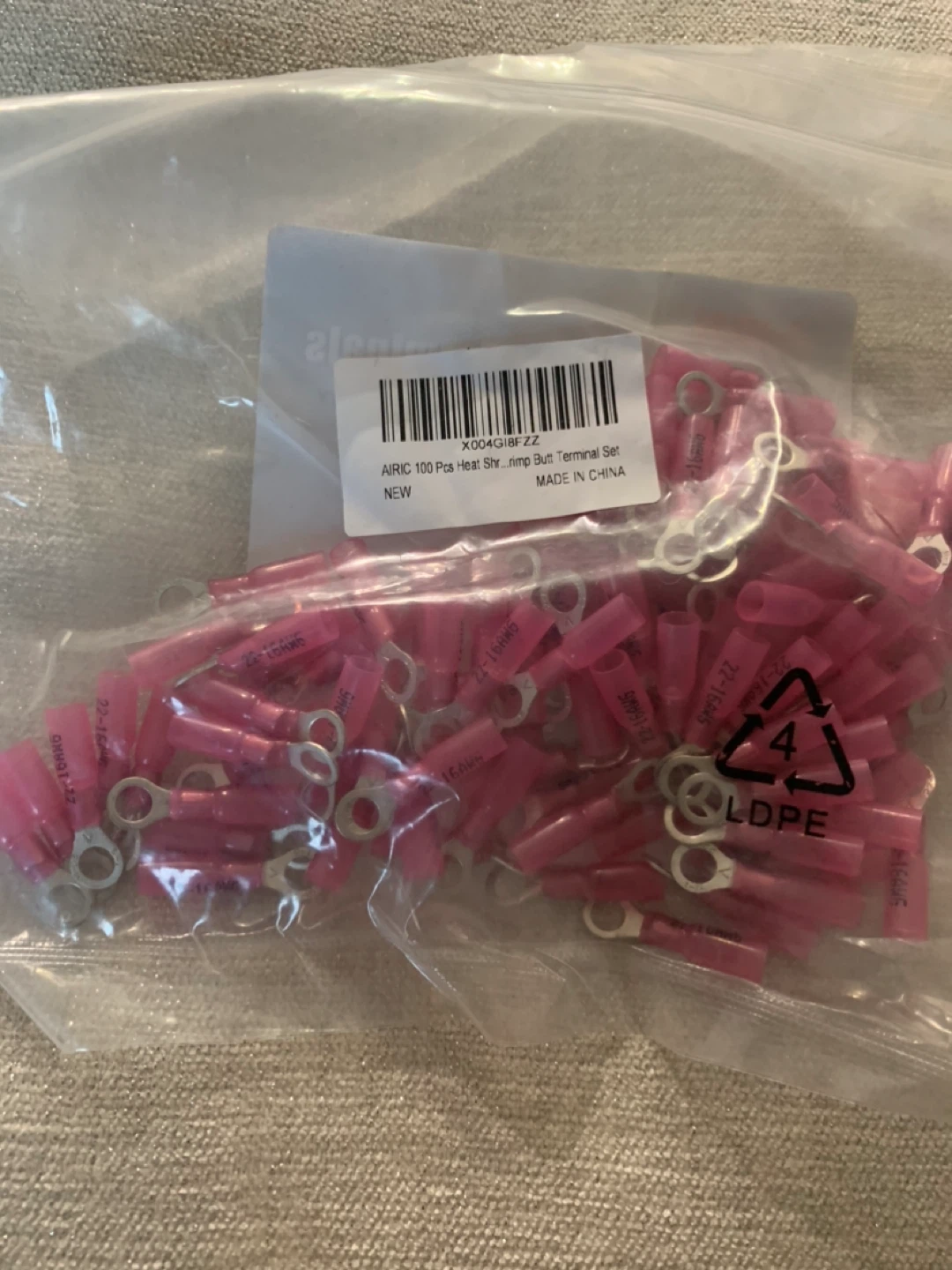 AIRIC Heat Shrink Ring Terminals 100 Pcs - photo 2