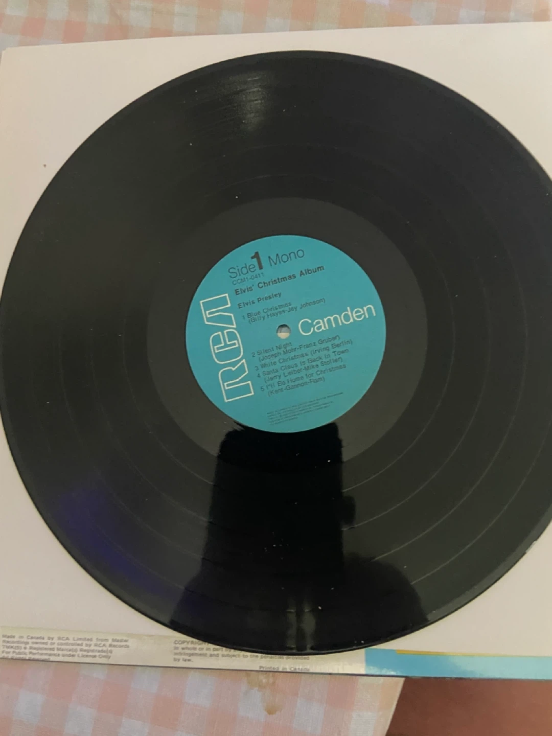 Elvis Presley Elvis' Christmas Album Vinyl Record - photo 4