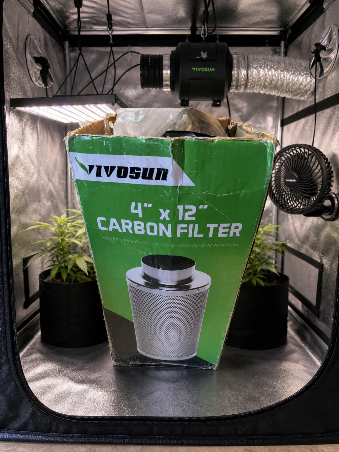 VIVOSUN 4" x 12" Carbon Filter