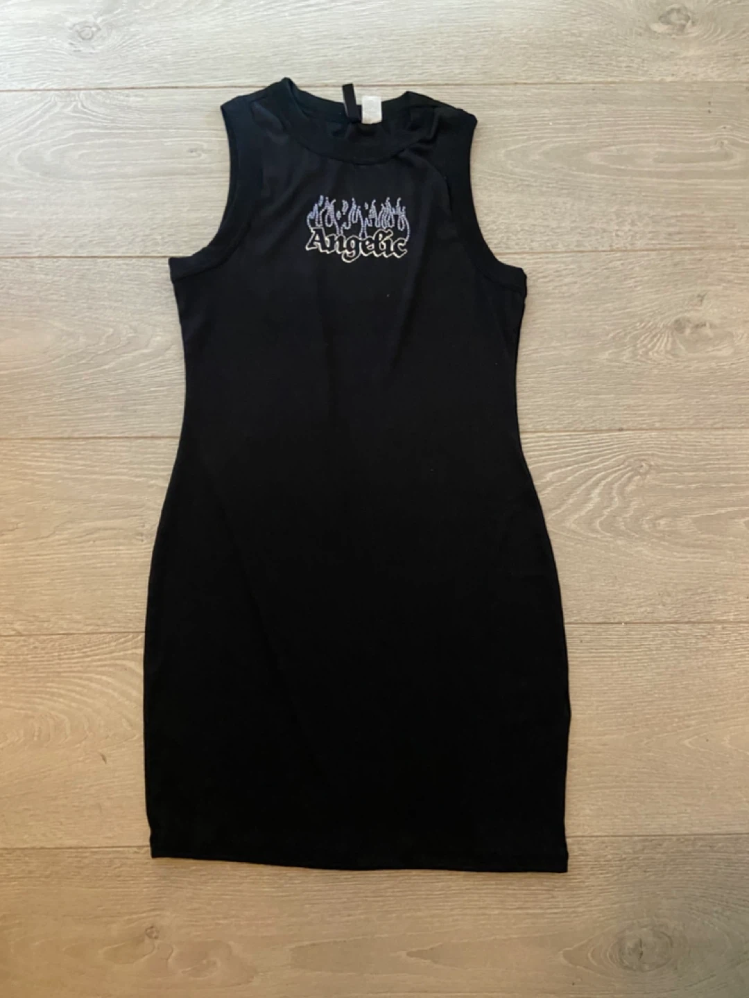 Black "Angelic" Tank Dress