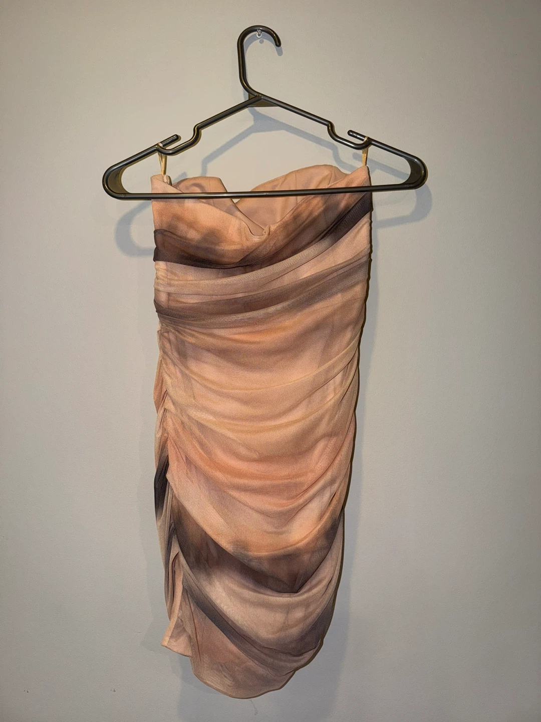 ZARA Ruched Strapless Dress - photo 2