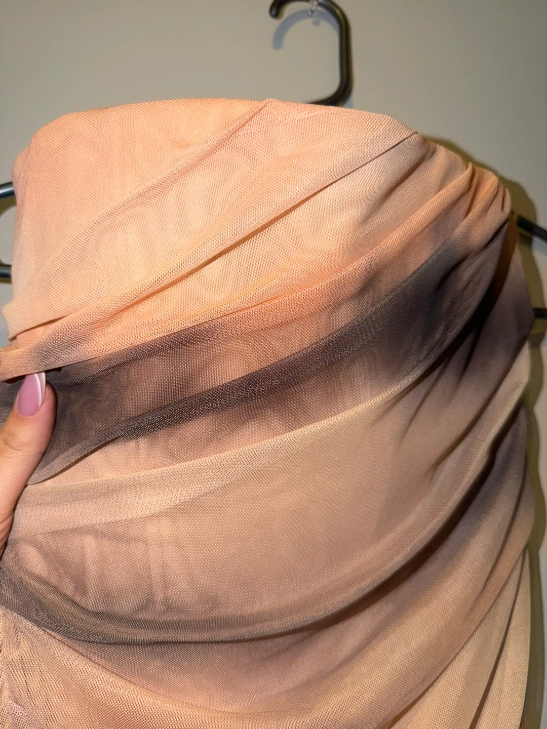 ZARA Ruched Strapless Dress - photo 3