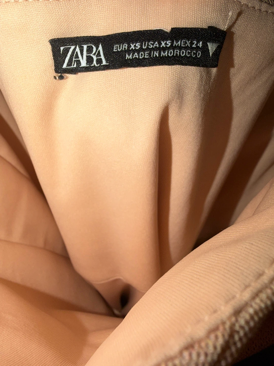 ZARA Ruched Strapless Dress - photo 4