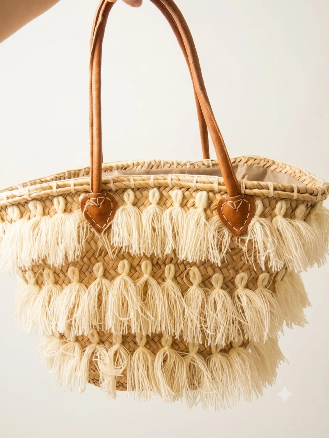 Straw Tassel Beach Bag - photo 4