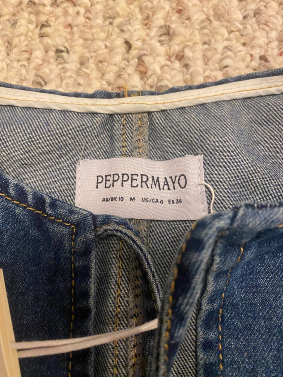PEPPERMAYO Denim Vest - Size Medium