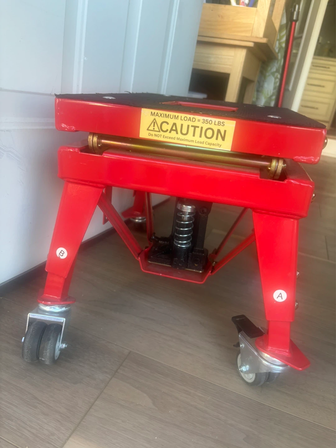 Red Motorcycle Lift Jack Stand - photo 2