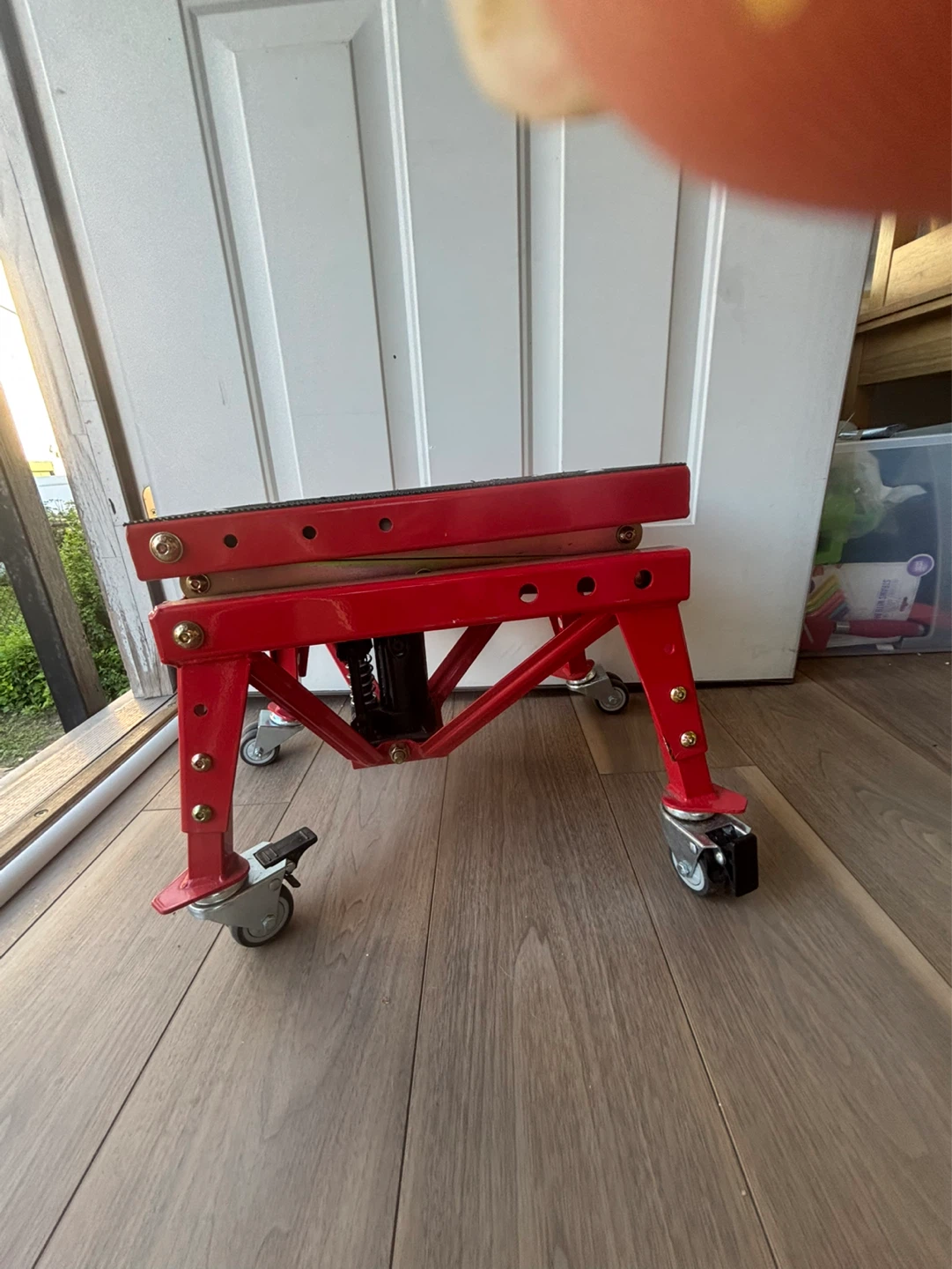Red Motorcycle Lift Jack Stand - photo 4