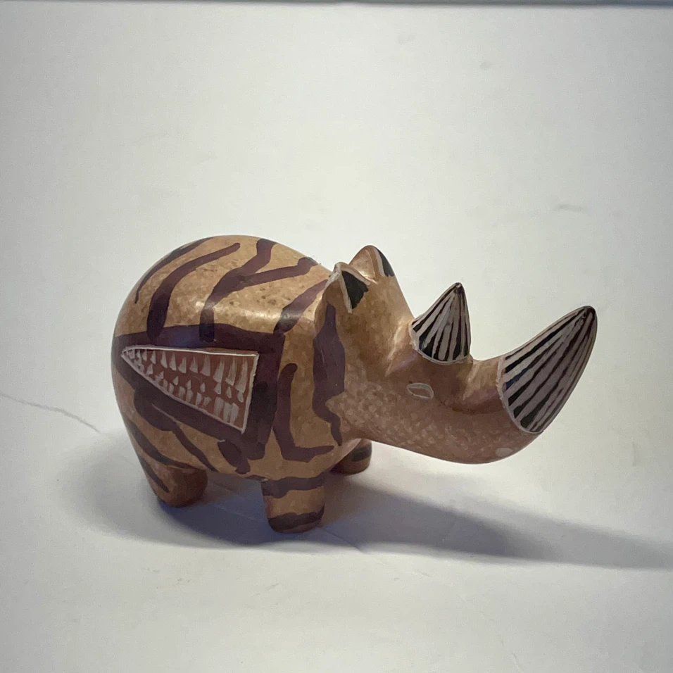 "Made in Kenya" Rhino Figurine