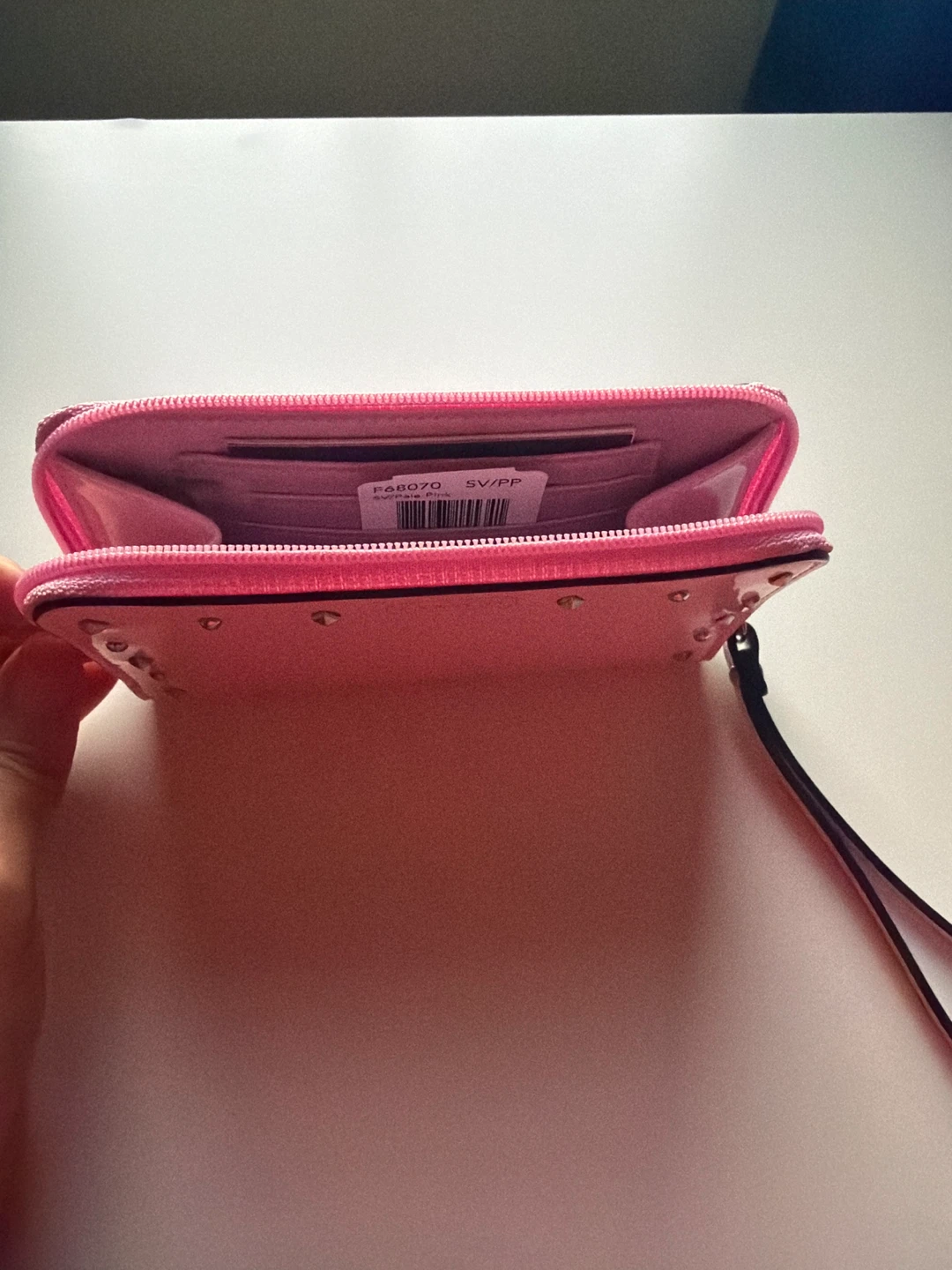 Coach Pink Studded Wristlet Wallet - photo 2