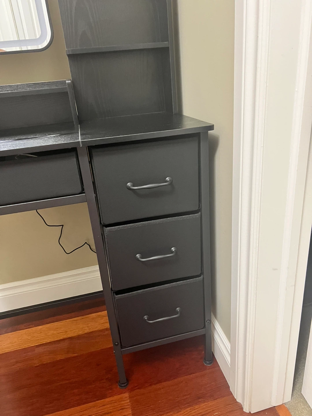 Makeup Vanity with Mirror & LED Lights - Fully Assembled - photo 2