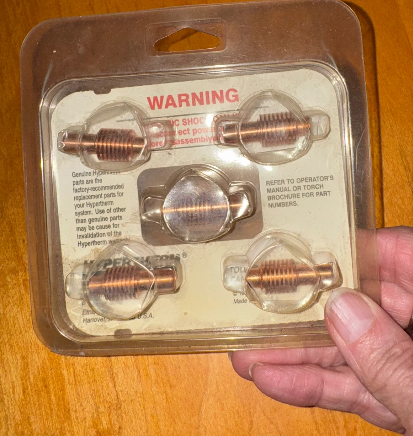5pc electrodes.  Max Powermax Hypertherm, new - photo 2