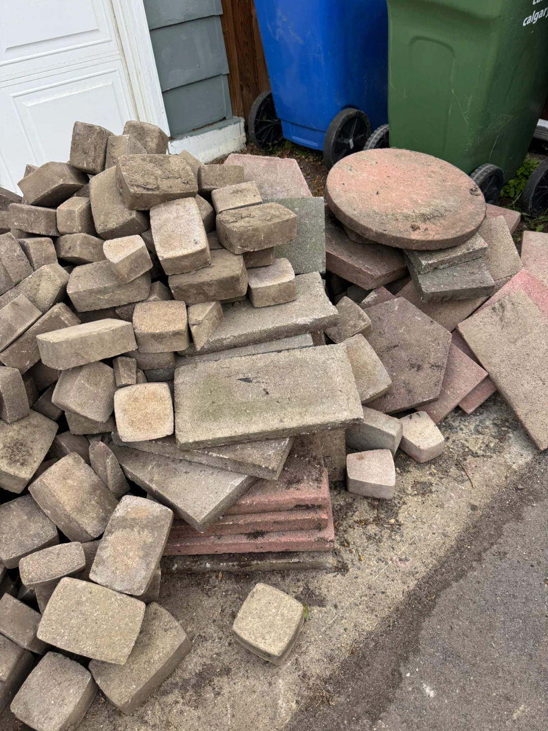 Mixed Paving Stones and Pavers