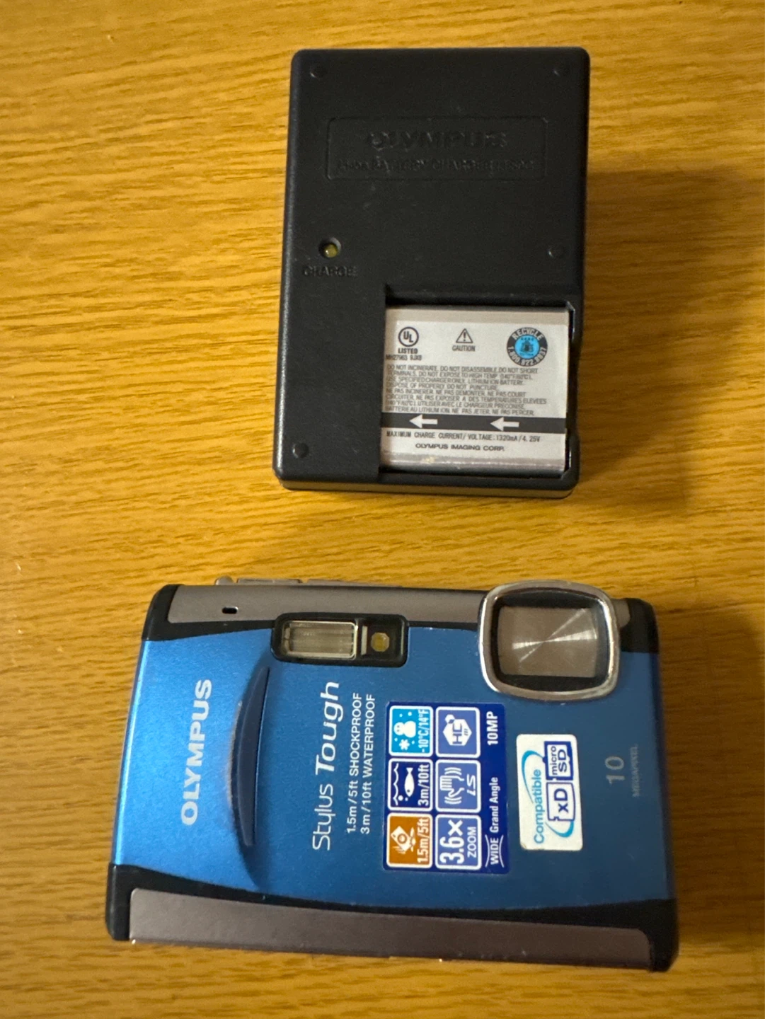 Olympus Stylus Tough 10MP Digital Camera - photo 3