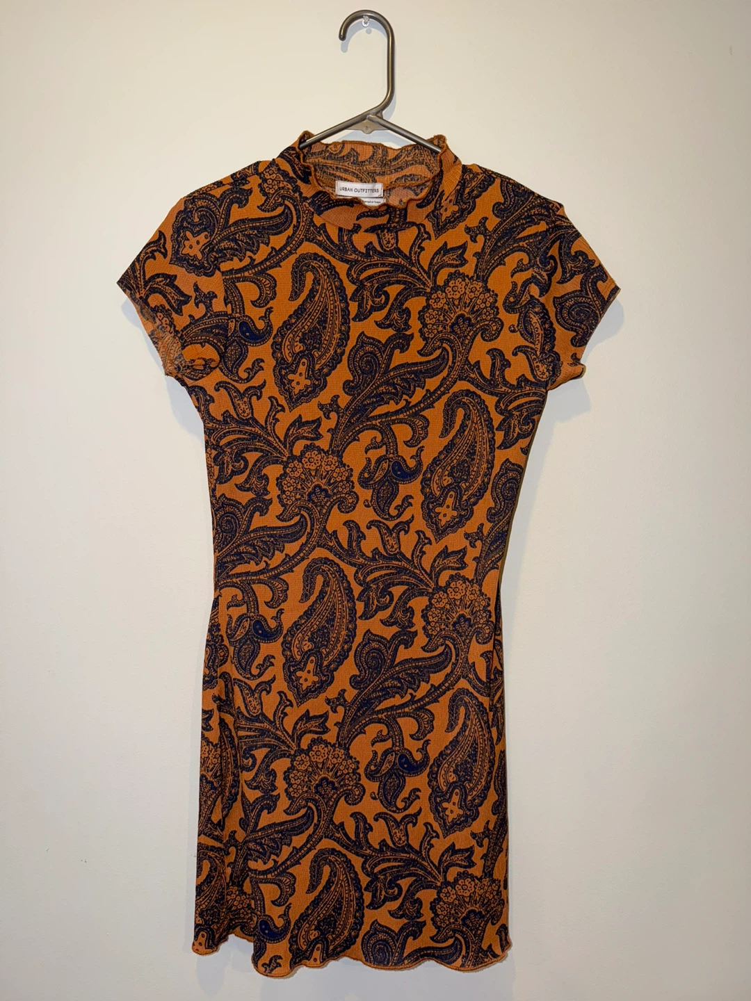 Urban Outfitters Paisley Mock Neck Dress