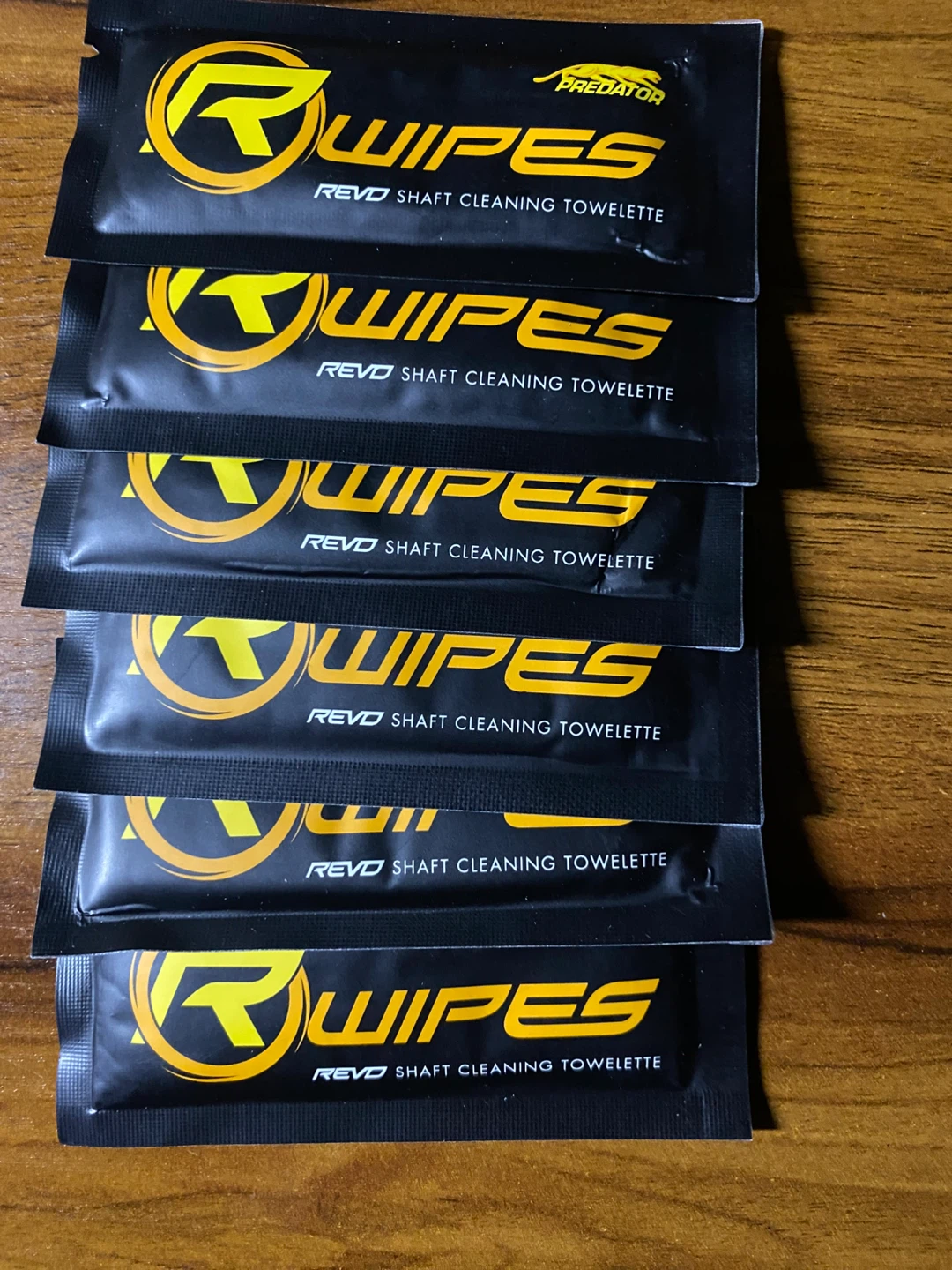 Predator REVO Shaft Cleaning Wipes - 6 Count