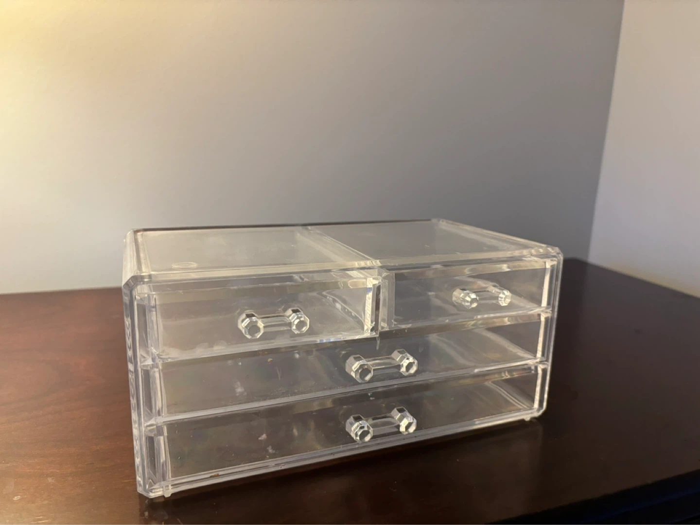 Clear acrylic organizer