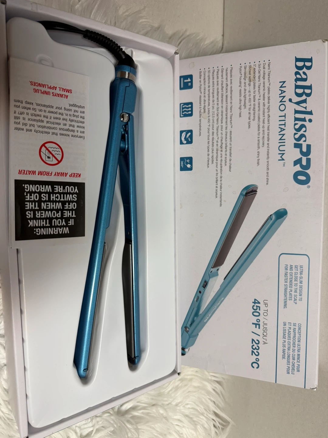 Hair straightener