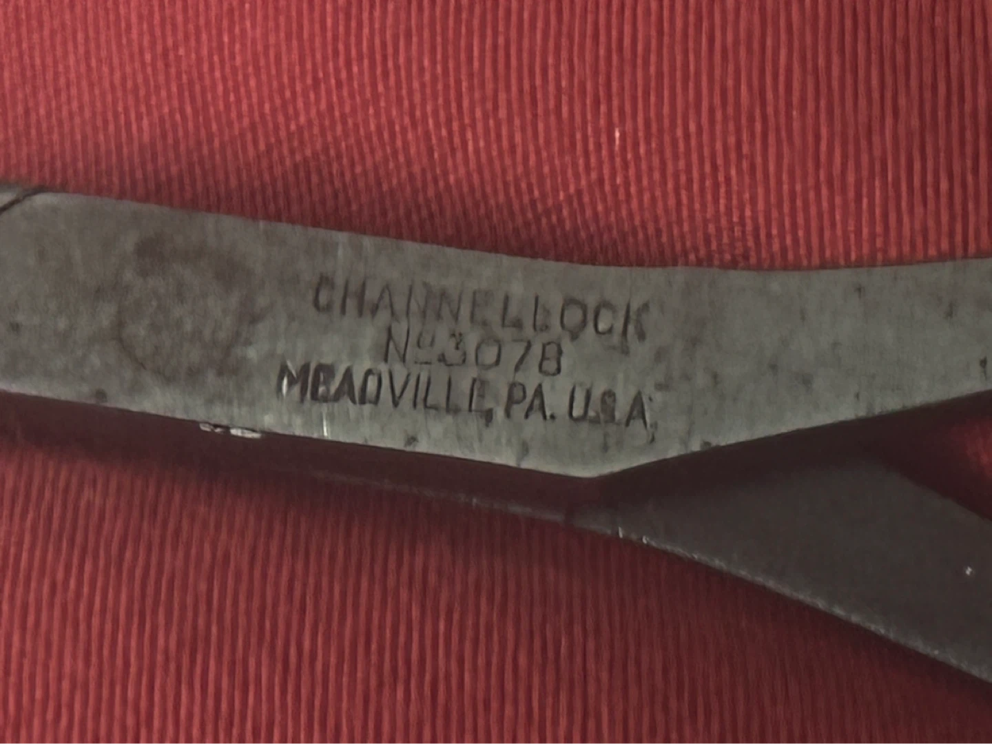1930s  Channellock Pliers no3078 made in USA - photo 2