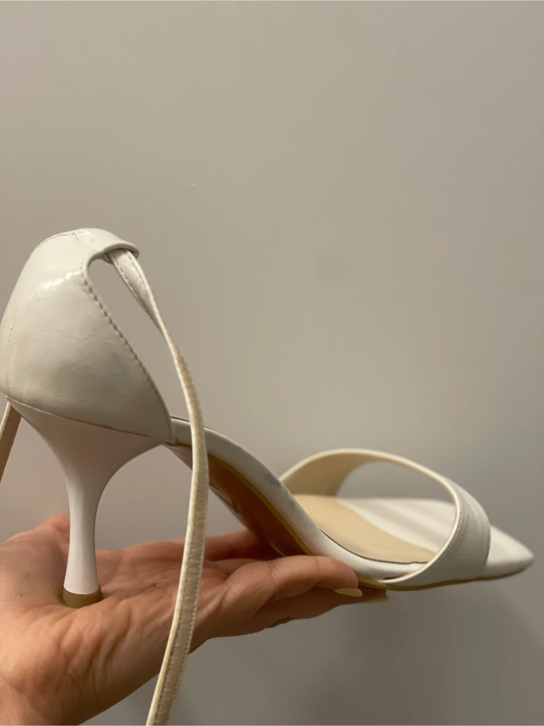 White Strappy Heels - photo 5