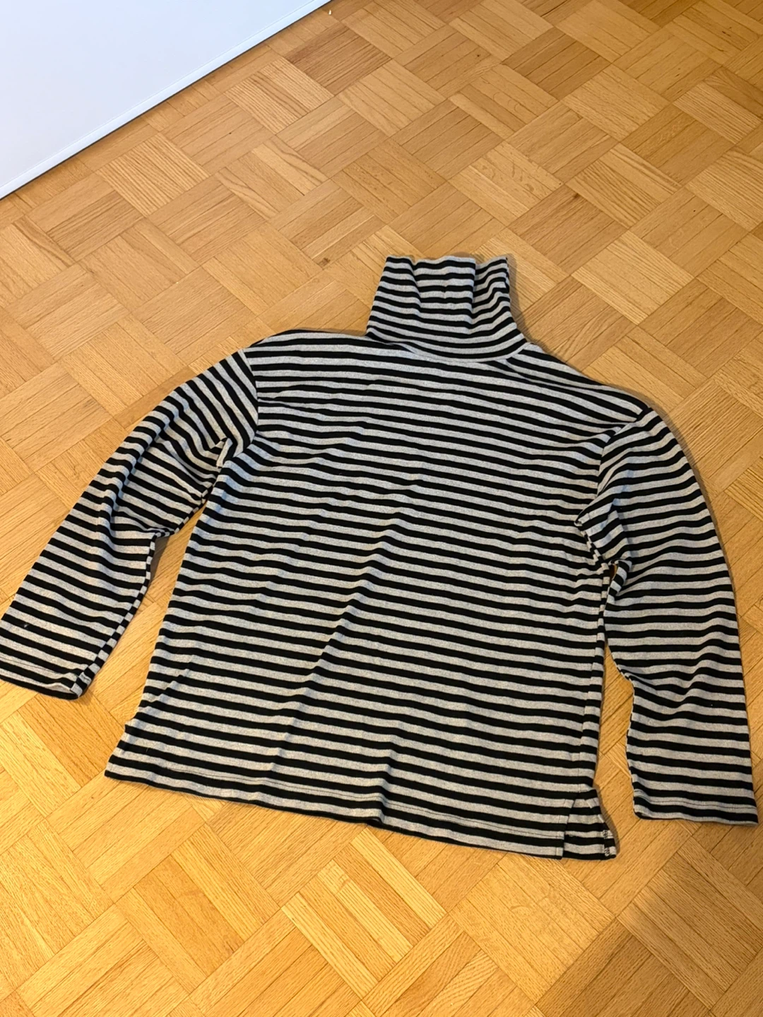 Striped Turtleneck Long Sleeve Shirt