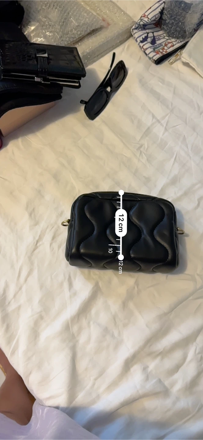 Black Quilted Pouch Bag - photo 5