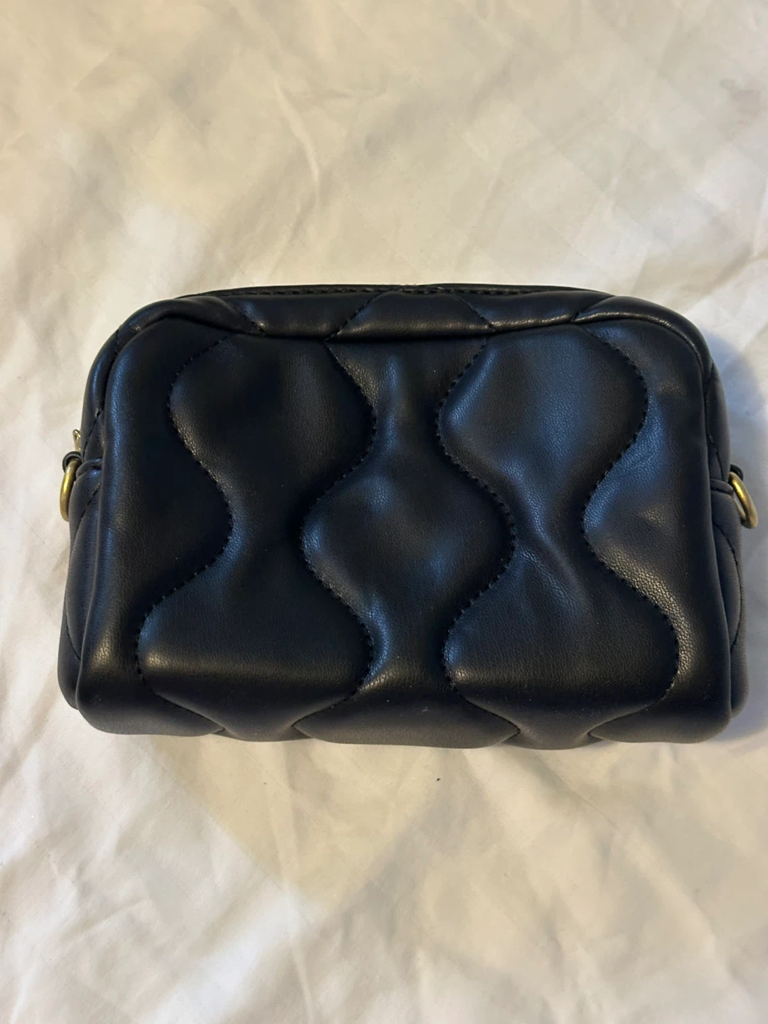 Black Quilted Pouch Bag - photo 2