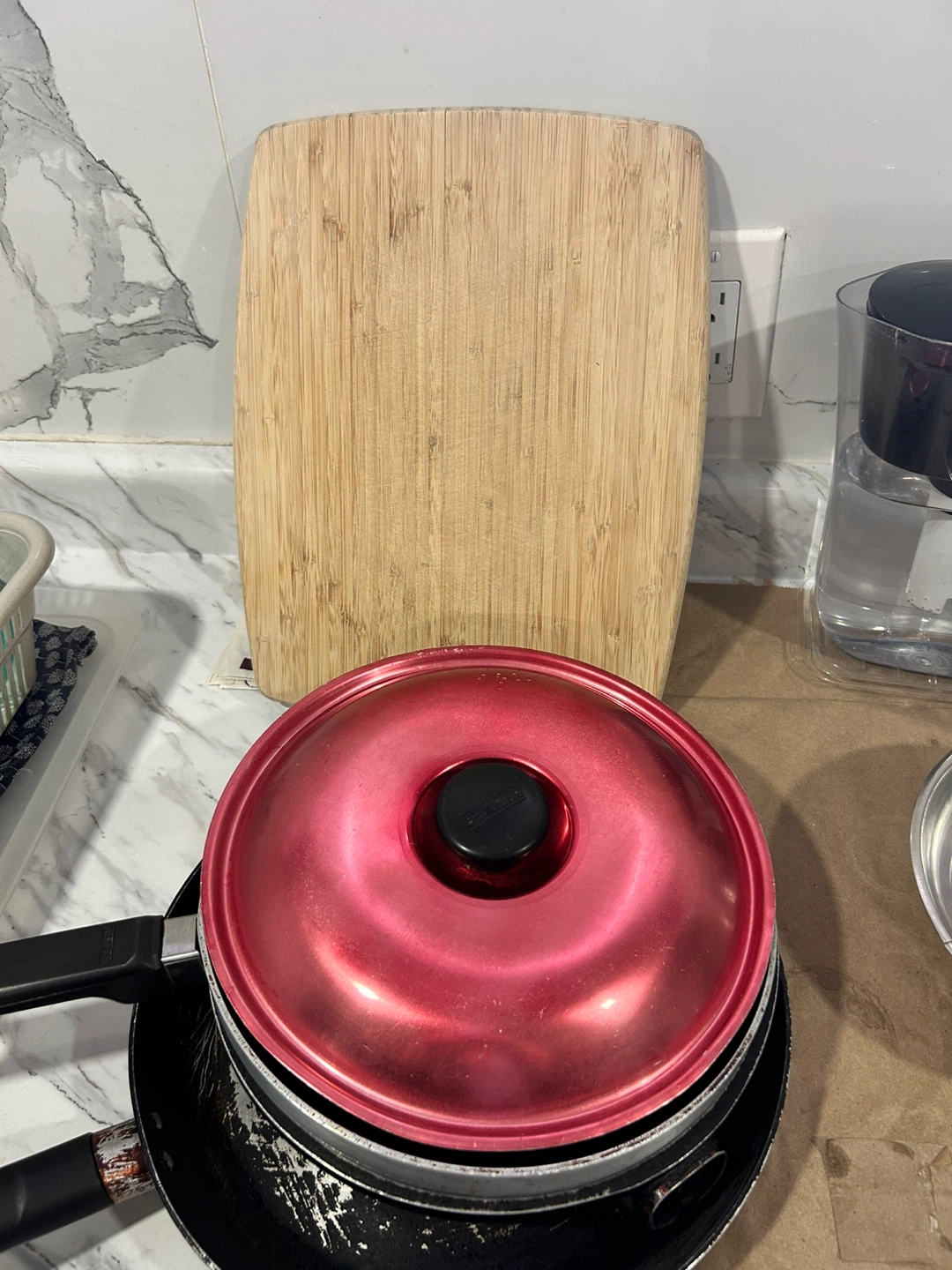 Set of 2 Frying Pans and 1 Pot with Lid - photo 2