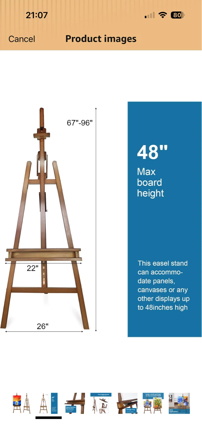 New Wooden Art Easel - photo 3