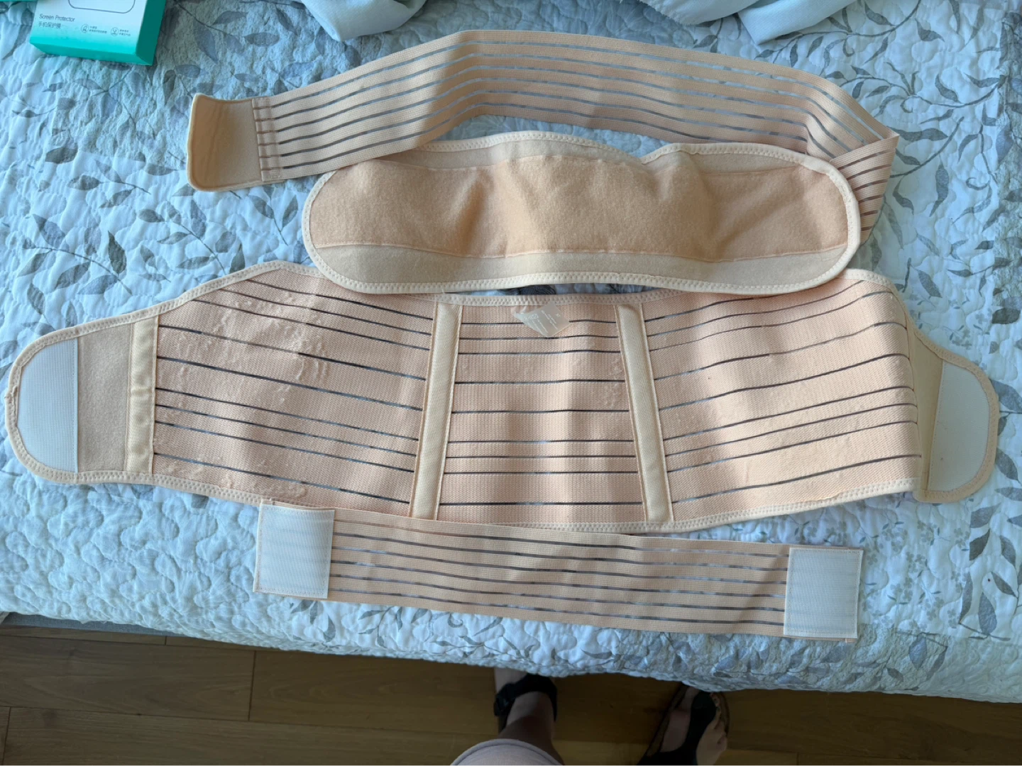 Pregnancy Belly Band, Beige, Size L