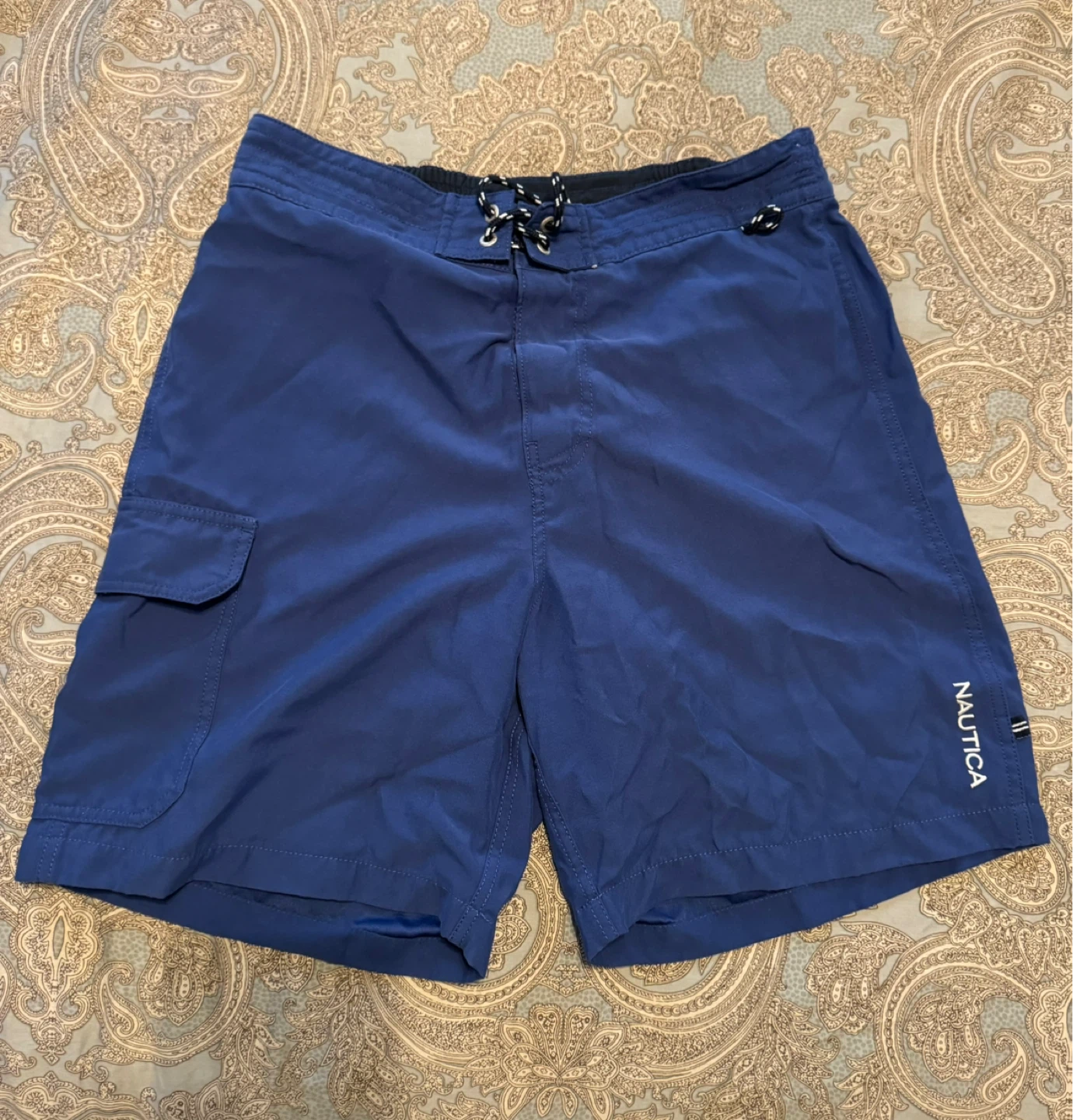 Nautica Men's Blue Swim Trunks (Medium)