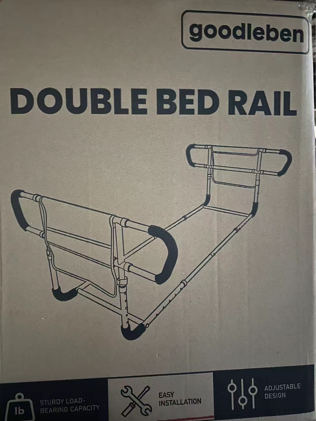 🔥NEW Double Bed Safety Rail – Adjustable Bed Assist Rail - photo 2