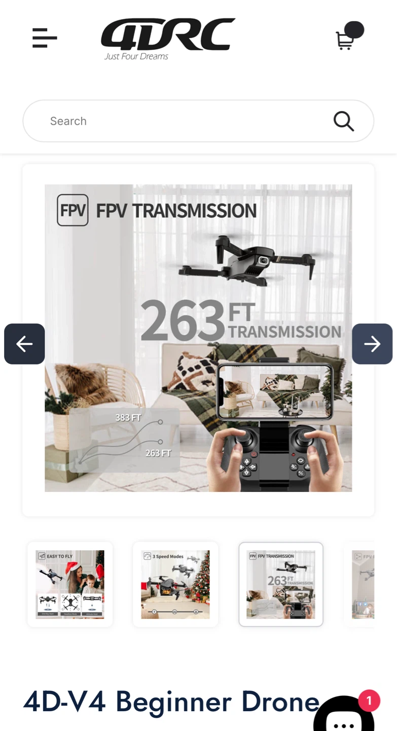 4D-V4 Beginner Drone with FHD 1080P Camera - photo 4