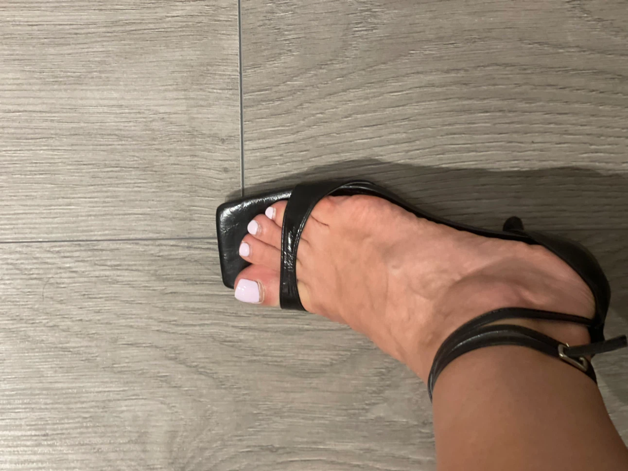 Black Strappy Heeled Sandals - photo 4