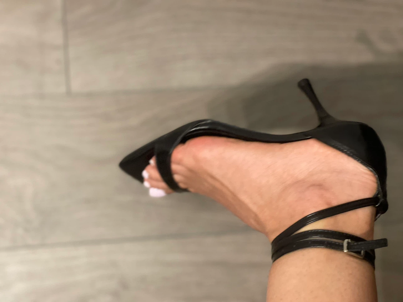 Black Strappy Heeled Sandals - photo 5