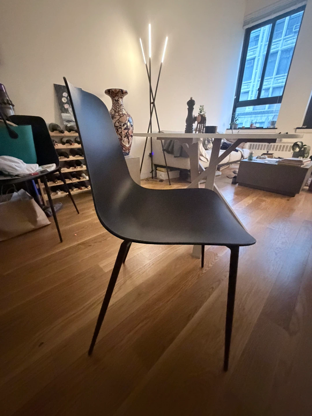 Black Modern Dining Chair - photo 2