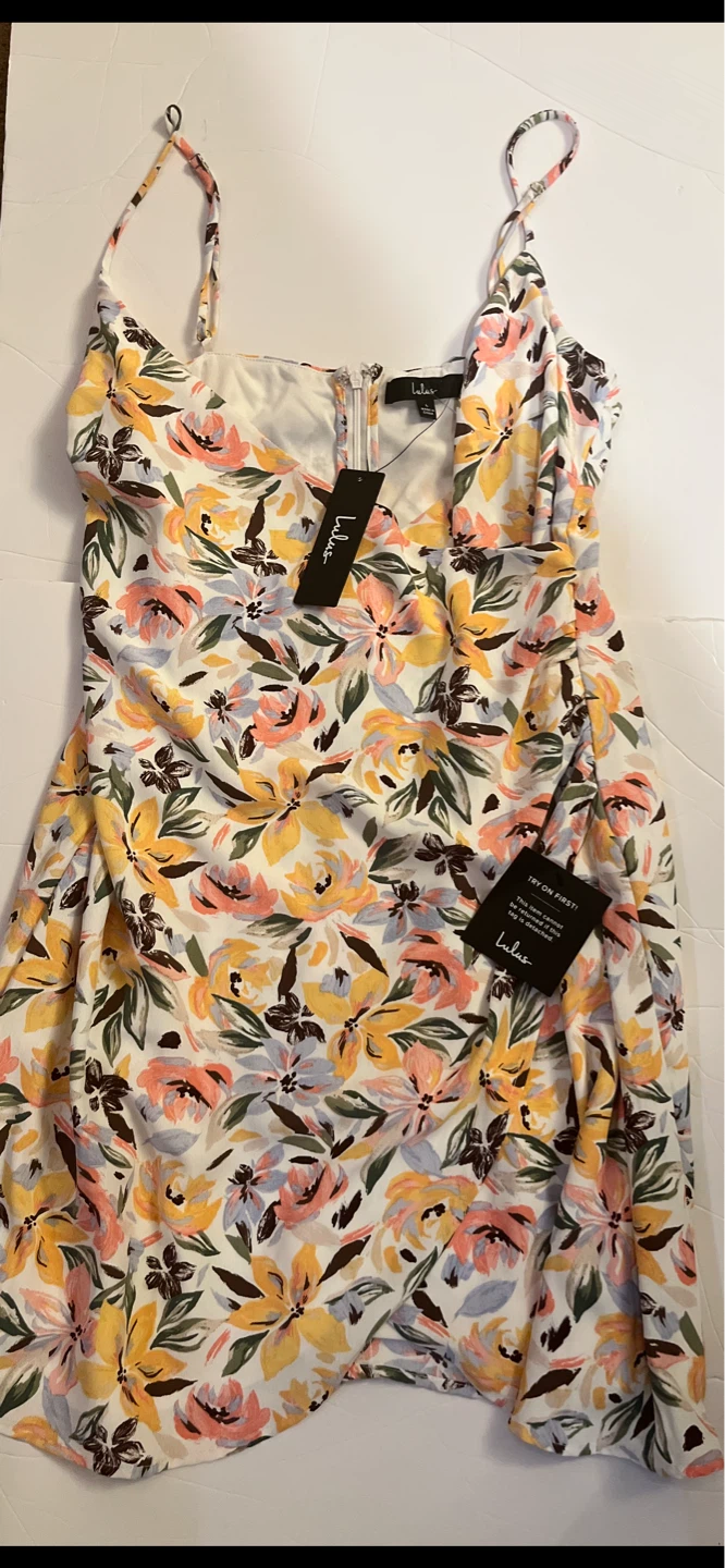 Lulus Floral Print Slip Dress