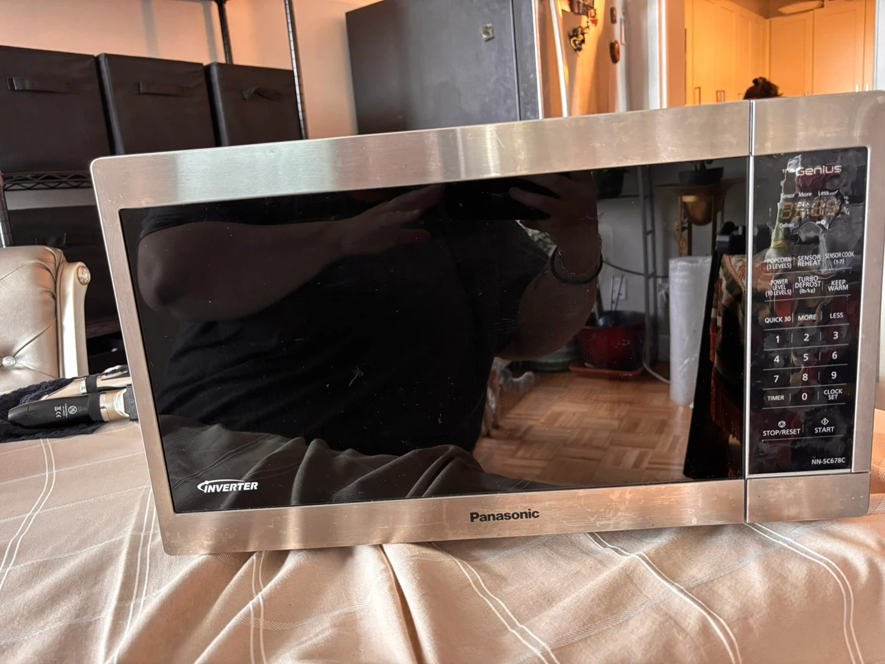 Panasonic 1.3 Cu. Ft. Stainless Steel Microwave Oven NN-SC678S
