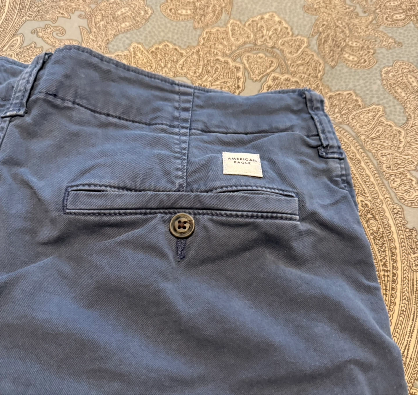 Men's American Eagle Chino Blue Shorts (W30) - photo 3