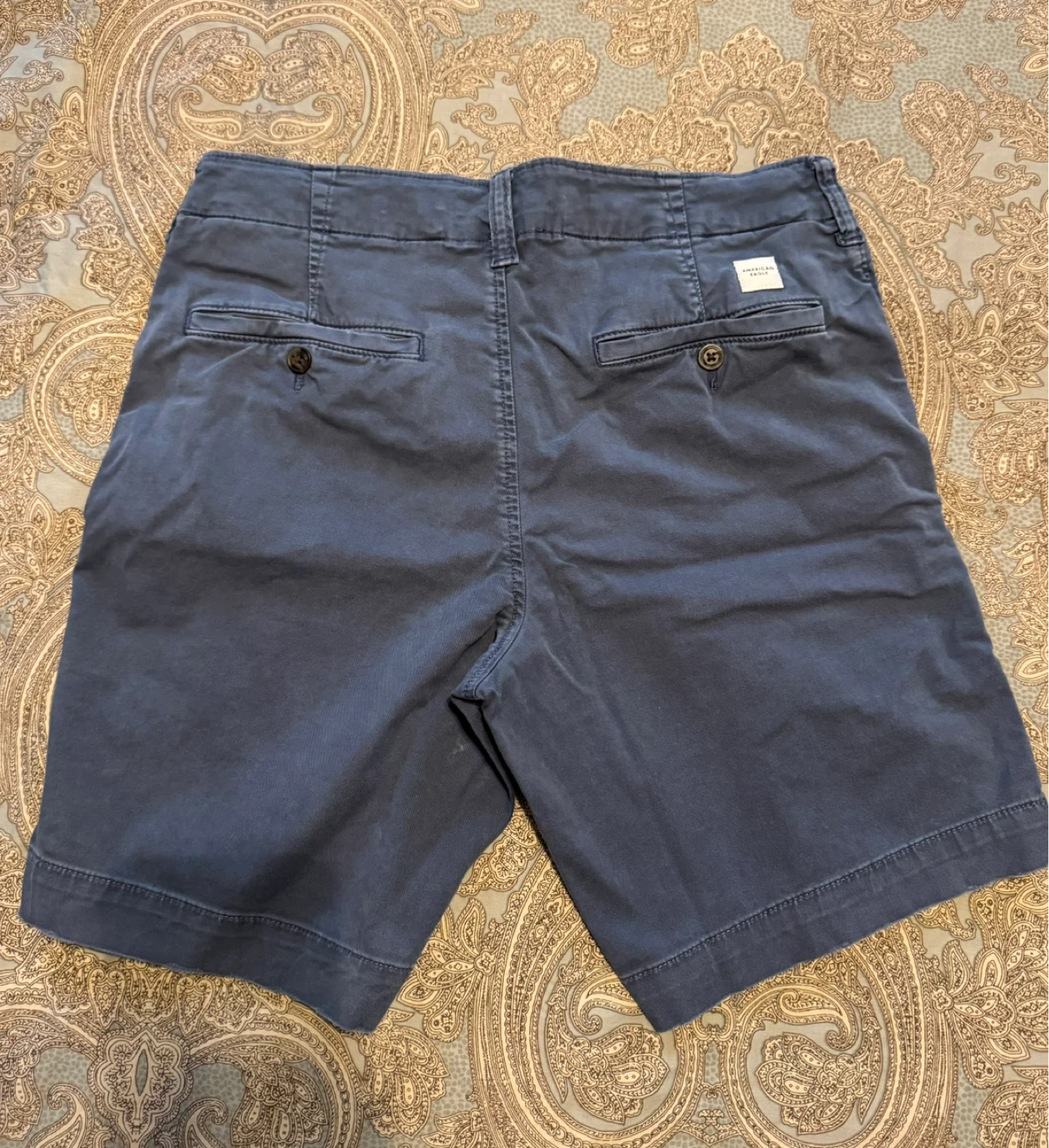 Men's American Eagle Chino Blue Shorts (W30) - photo 2