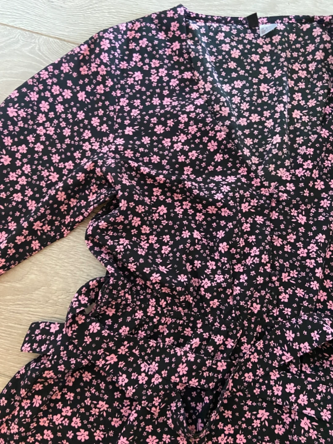 Black & Pink Floral Dress - photo 2