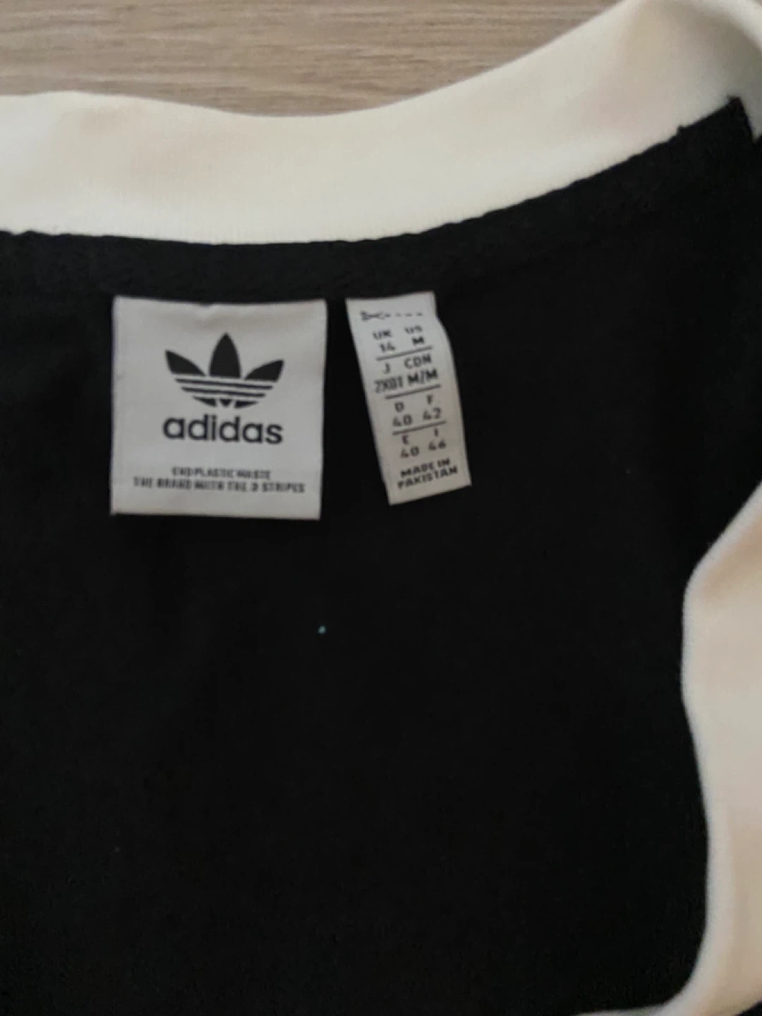 Black Adidas Cropped T-Shirt - photo 3