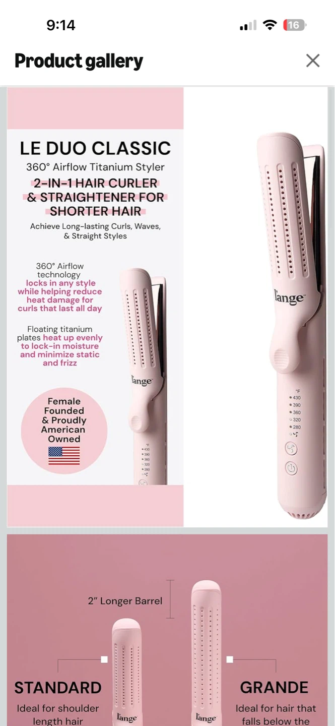 L’ANGE Le Duo 360° Airflow Styler – 2-in-1