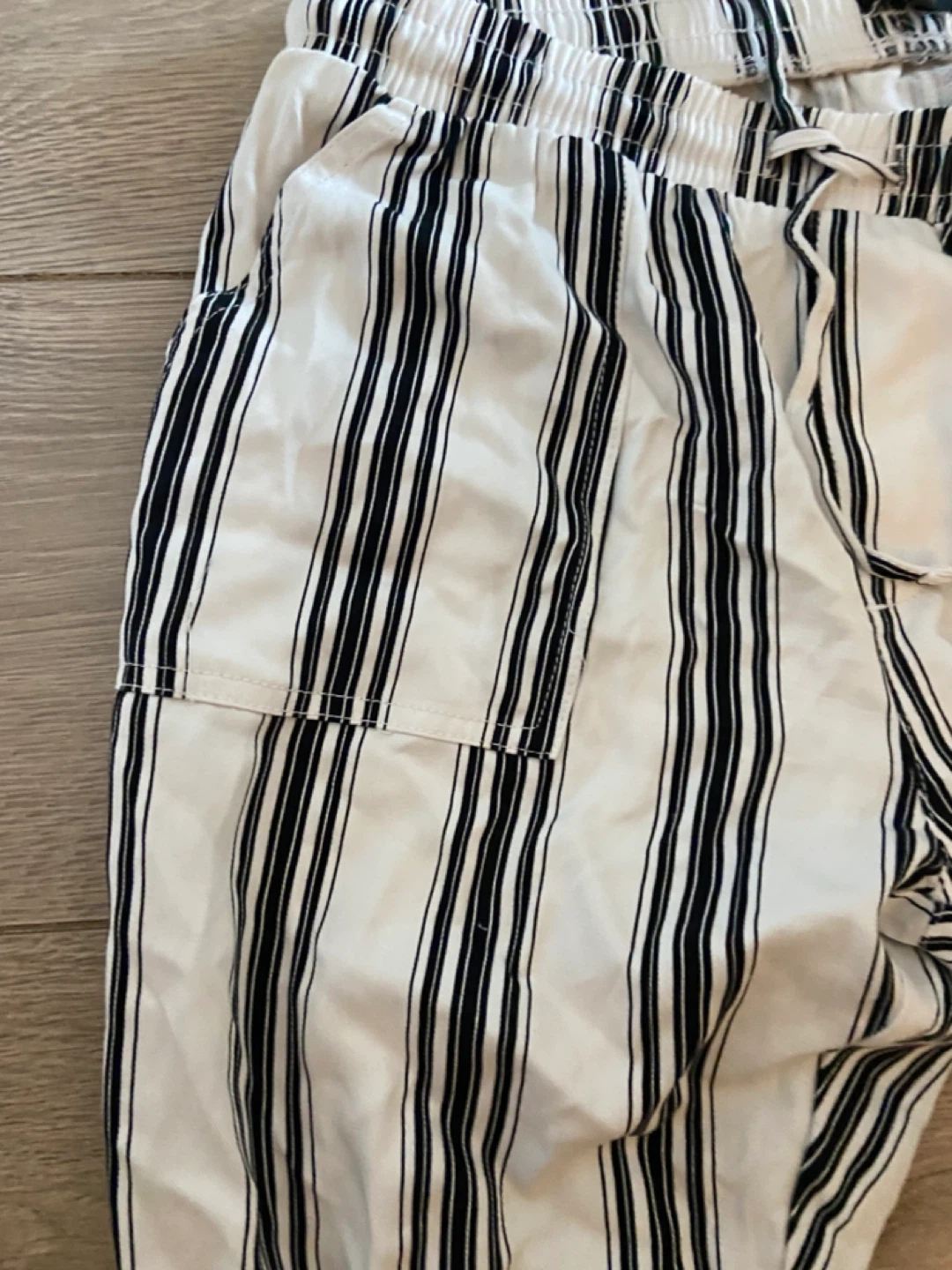White and Black Striped Pants - photo 2