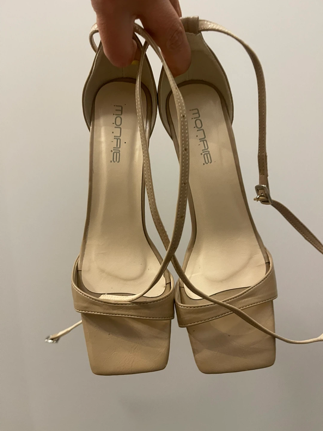 Nude Strappy Heels - photo 2