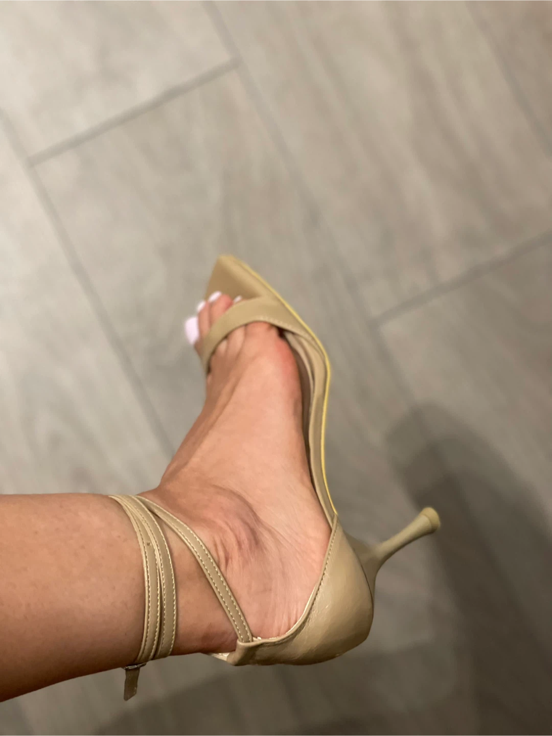 Nude Strappy Heels - photo 3