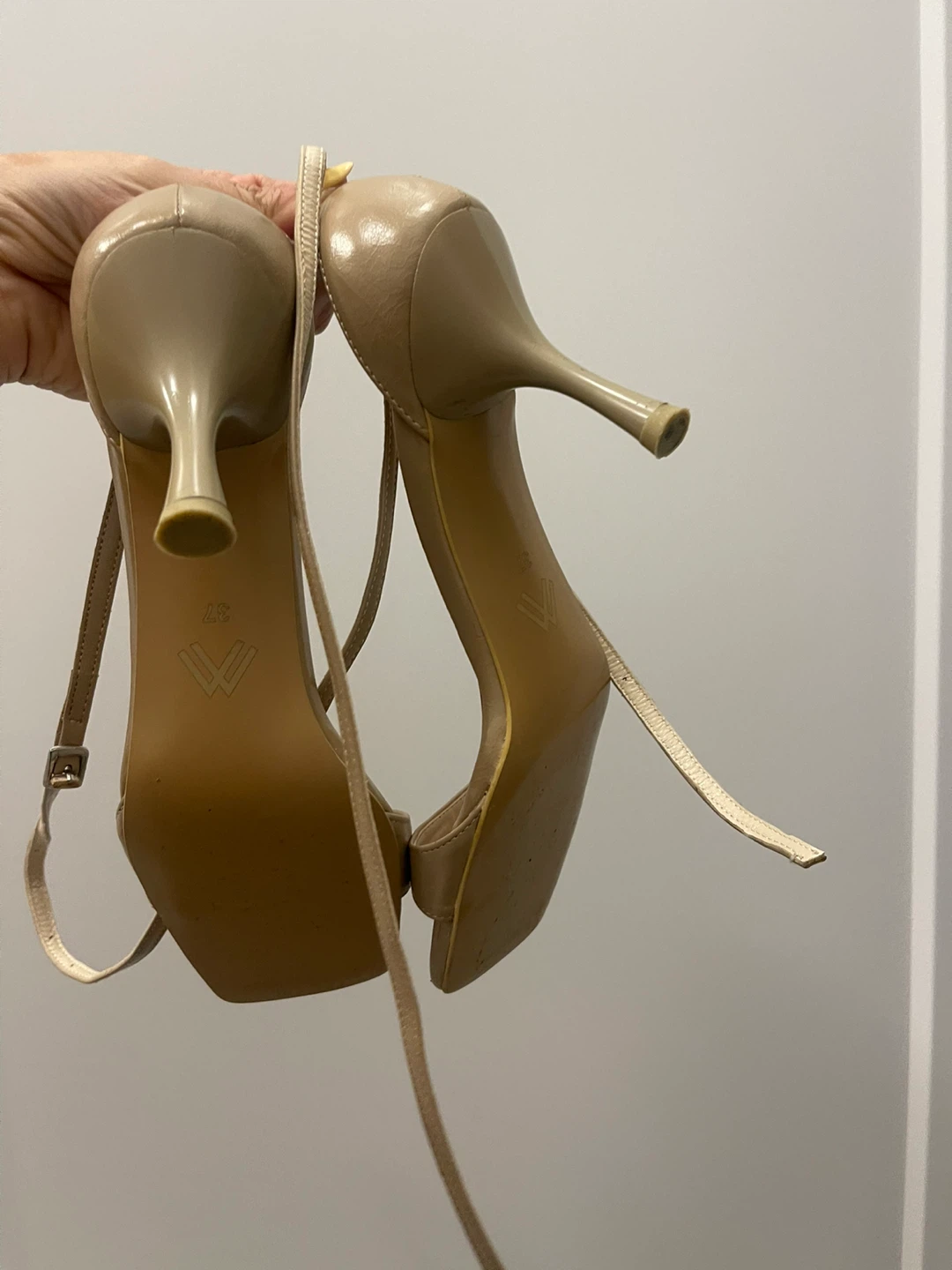 Nude Strappy Heels - photo 5