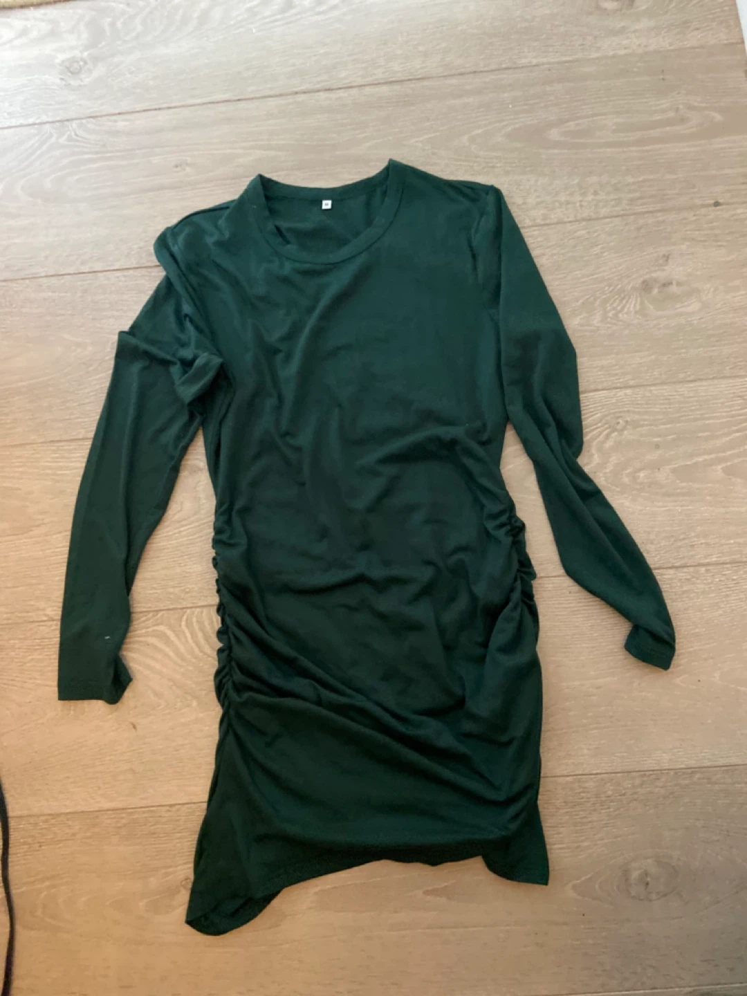 Long Sleeve Ruched Dress