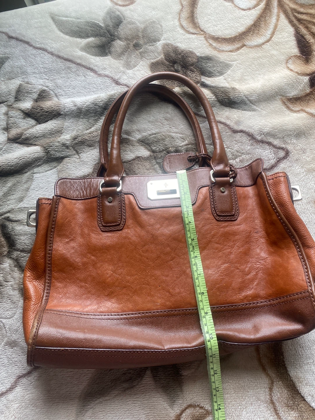 Cole Haan Brown Leather Satchel Handbag - photo 2