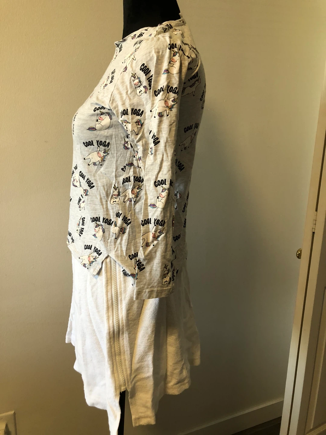 Zara Kids "Cool Yoga" Unicorn Print Long Sleeve Top - photo 2
