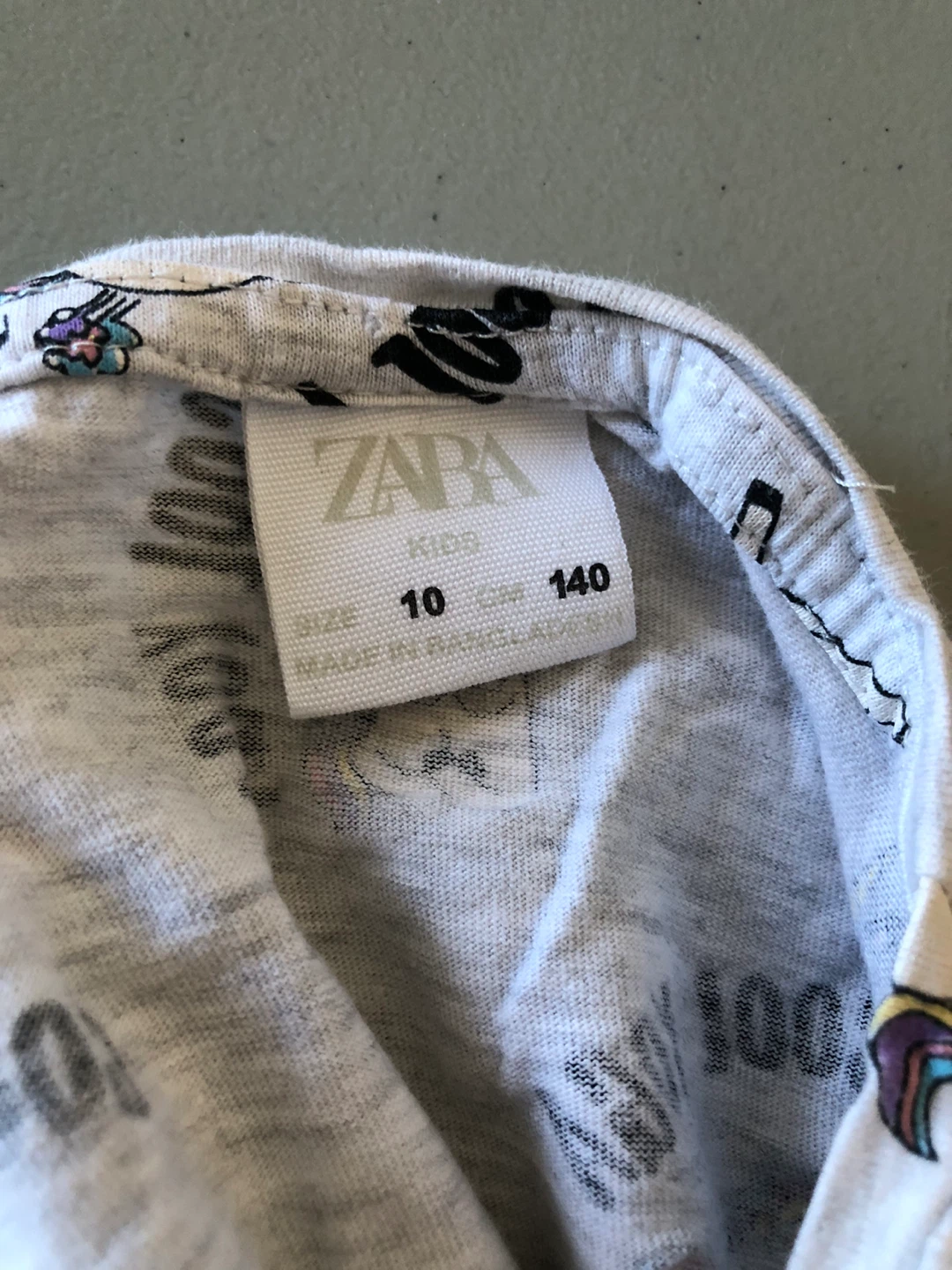Zara Kids "Cool Yoga" Unicorn Print Long Sleeve Top - photo 5
